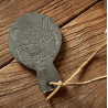 Tibetan Handmade Stone Carved Coaster – Intangible Heritage Craft, Natural Stone, Cultural Home Decor & Tea Gift