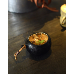 Handmade Whale-Shaped Wooden Bowl – Solid Wood Lacquerware, Creative Jingdezhen Coffee Cup & Tableware