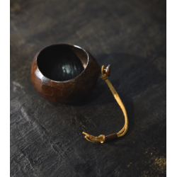 Handmade Whale-Shaped Wooden Bowl – Solid Wood Lacquerware, Creative Jingdezhen Coffee Cup & Tableware