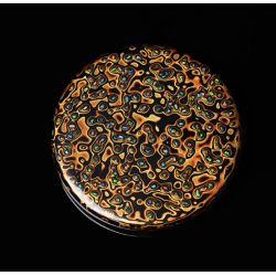 Handmade Wooden Lacquer Tea Coaster – Zen-Inspired Heat-Resistant Tea Mat, Traditional Chinese Tea Accessory