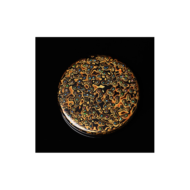Handmade Wooden Lacquer Tea Coaster – Zen-Inspired Heat-Resistant Tea Mat, Traditional Chinese Tea Accessory