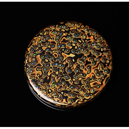 Handmade Wooden Lacquer Tea Coaster – Zen-Inspired Heat-Resistant Tea Mat, Traditional Chinese Tea Accessory