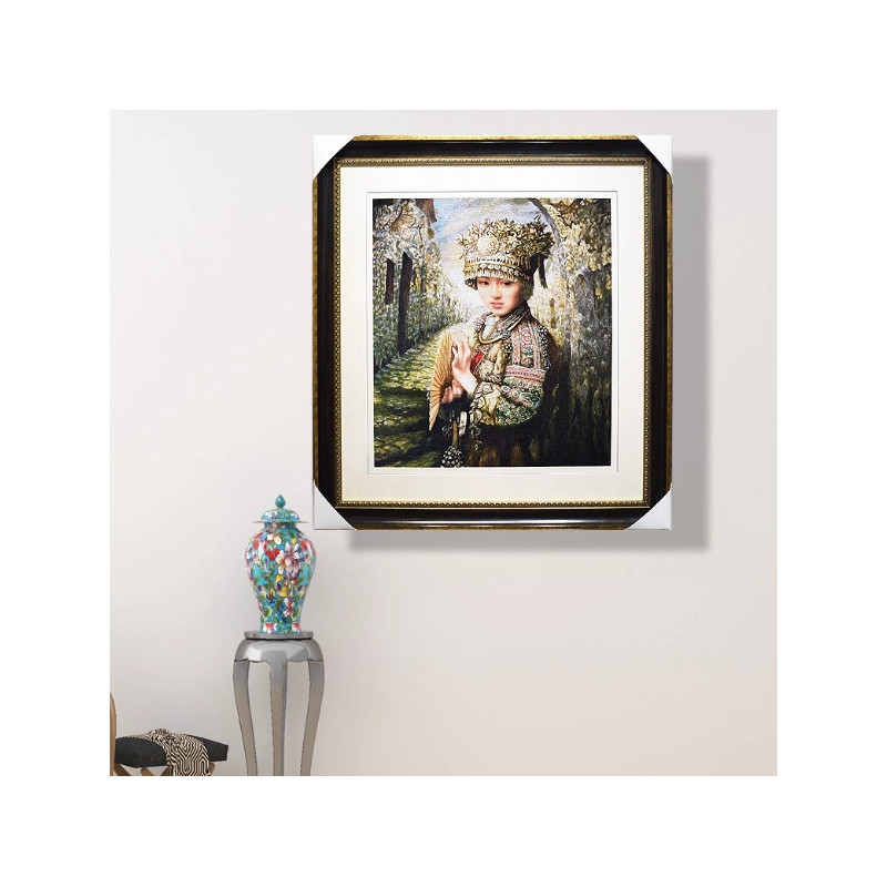 Custom Suzhou Embroidery Portrait & Pet Gift – Handmade Suzhou Embroidery Gift for Birthdays, Weddings & Anniversaries
