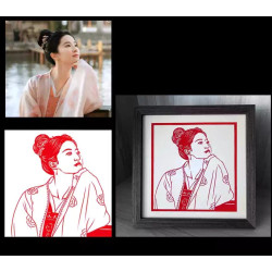 Custom Paper-Cut Artwork